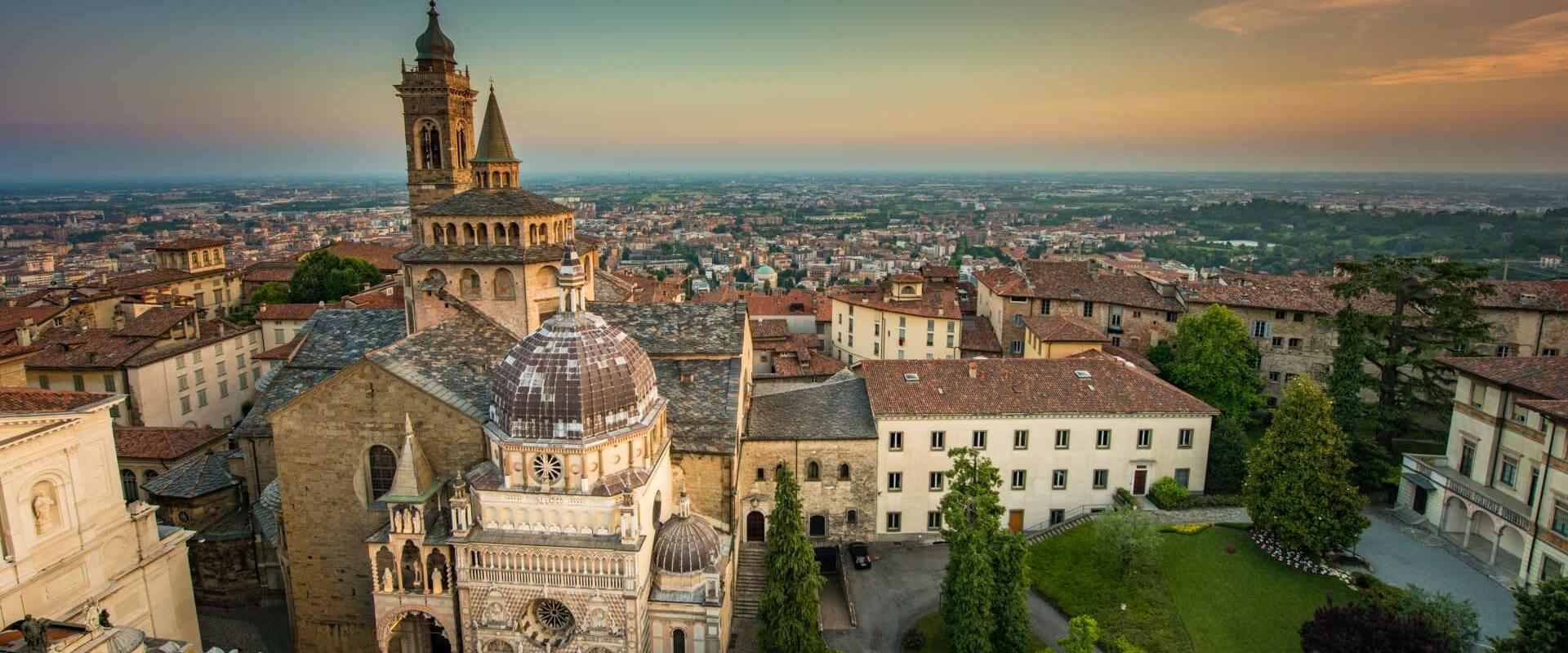 Panorama di Bergamo Città Alta