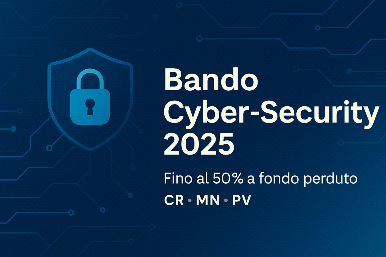 Bando Cyber-Security 2025: contributo 50% fino a 5.000 € – Domande dal 25/08 Bando Cyber-Security 2025: contributo 50% fino a 5.000 € – Domande dal 25/08
